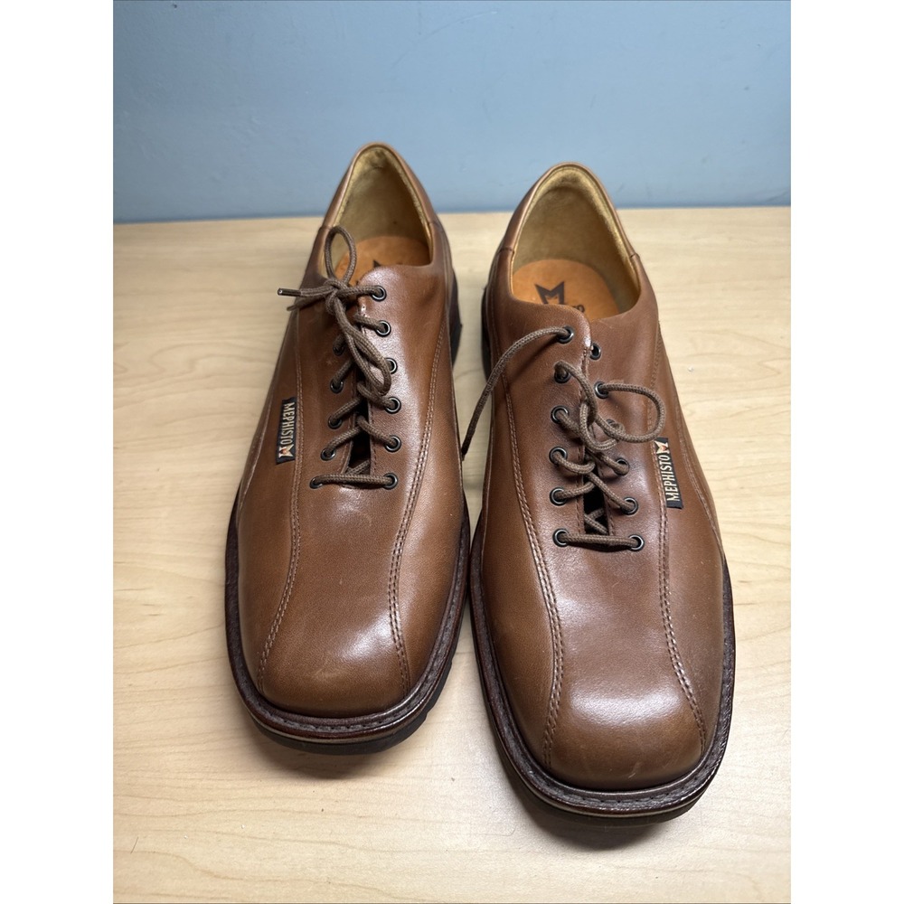 Mephisto Men's Air Relax Oxfords Brown Goodyear Welt Lace Up Sz US 10 Not Used
